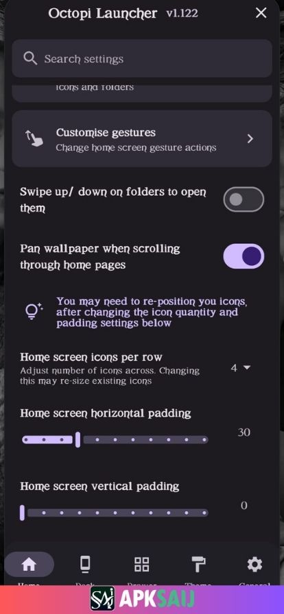 Octopi launcher apk