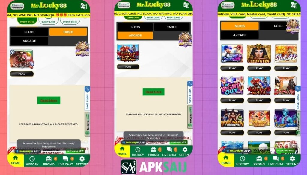 Mrlucky88 apk