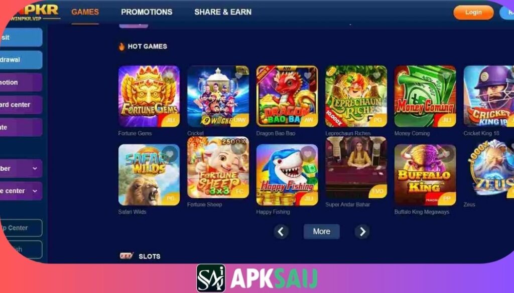 WIN PKR game