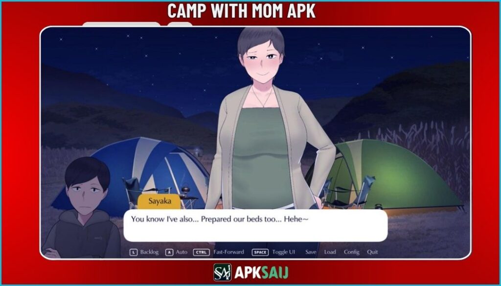 Camp with mom