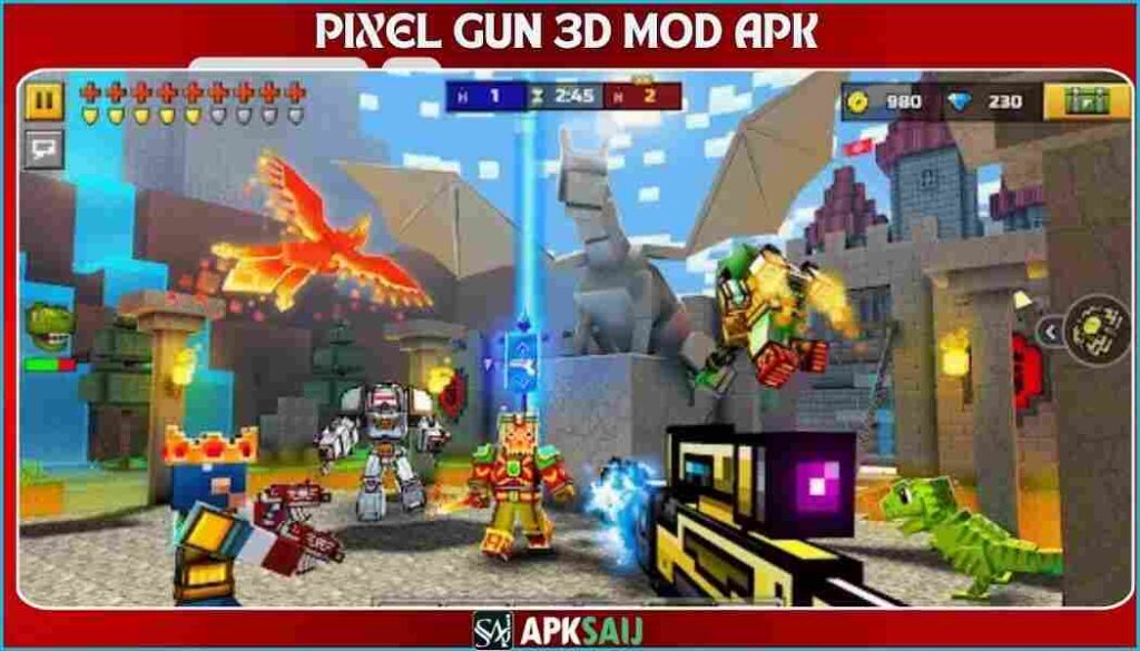New 2025 version of Pixel Gun 3D MOD APK