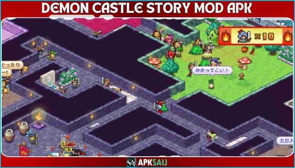 Demon Castle Story MOD APK Premium Unlocked Features For Free.