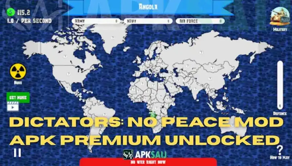 Dictators: no peace MOD APK Premium Unlocked Unlimited Money and Gold. 