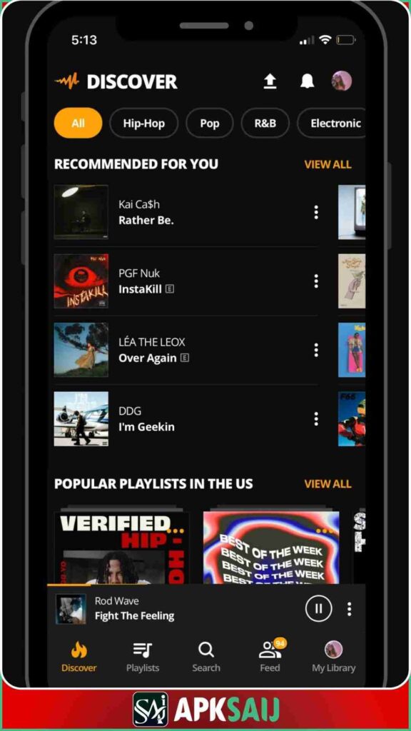 Discover New Music with Audiomack APK Latest Version.