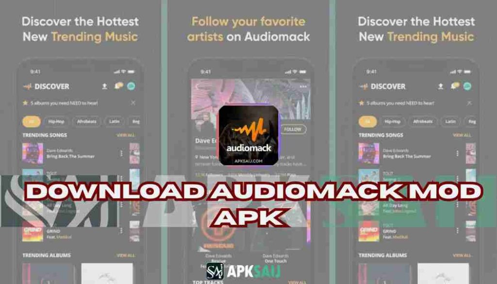 Download Audiomack MOD APK Latest Version Ads Free