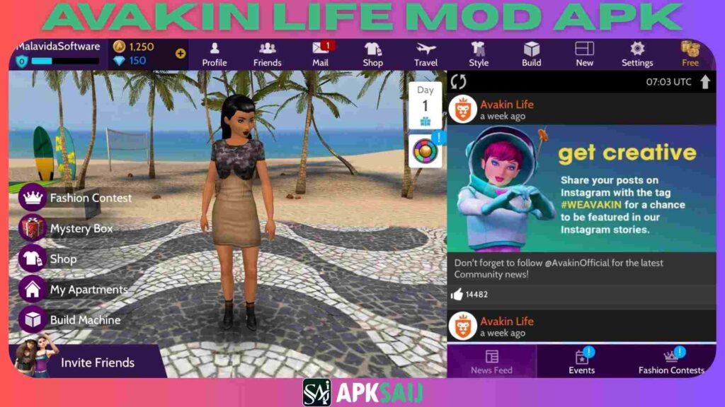 Avakin Life MOD APK Download For Android For Free